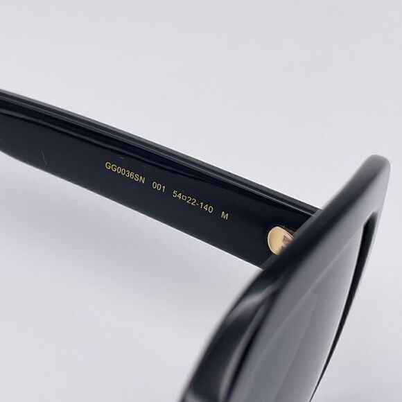 BRAND NEW GUCCI GG0036SN 001 Black/Grey Women Sunglasses